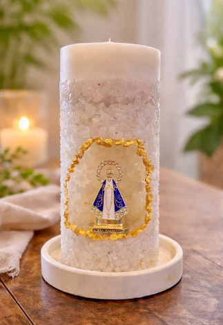 Vela oratorio + Kit Velas Com imagem