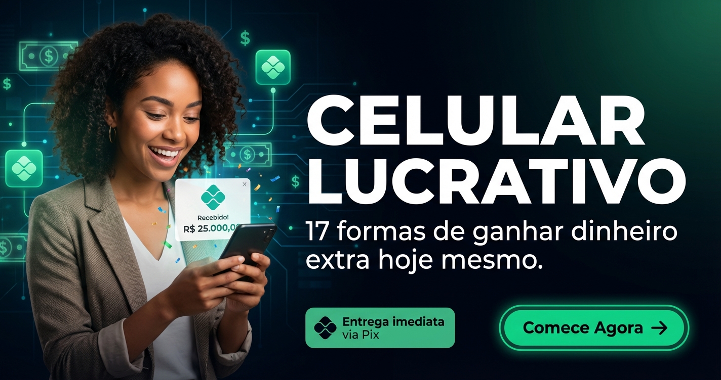 Celular Lucrativo: 17 formas de ganhar dinheiro extra hoje mesmo