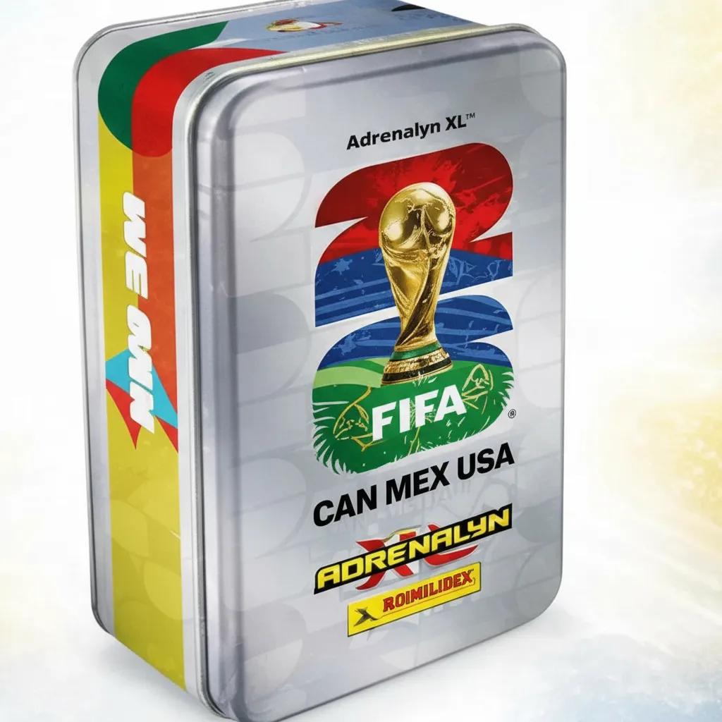Cards Copa Do Mundo 2026 - Kit Lata Com 8 Envelopes Lacrado